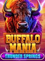 Buffalo Mania Thunder online pokie by Dragon Gaming