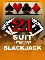 Suit 'Em Up Blackjack table game by Real Time Gaming